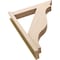 Ekena Millwork 6-in W x 32-in D x 40-in H Funston Trad Rough Cedar Woodgrain TimberThane Outlooker, Primed Tan OUTUR060X32X40FST04RCPR - alternate 5